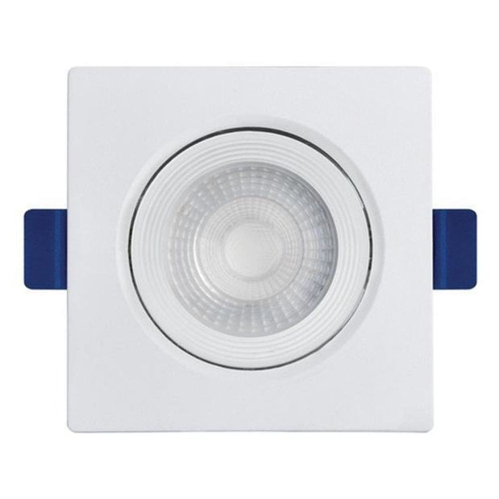 Spot Embutir Quadrado Led 3W Luz Branca Bivolt Blackdecker