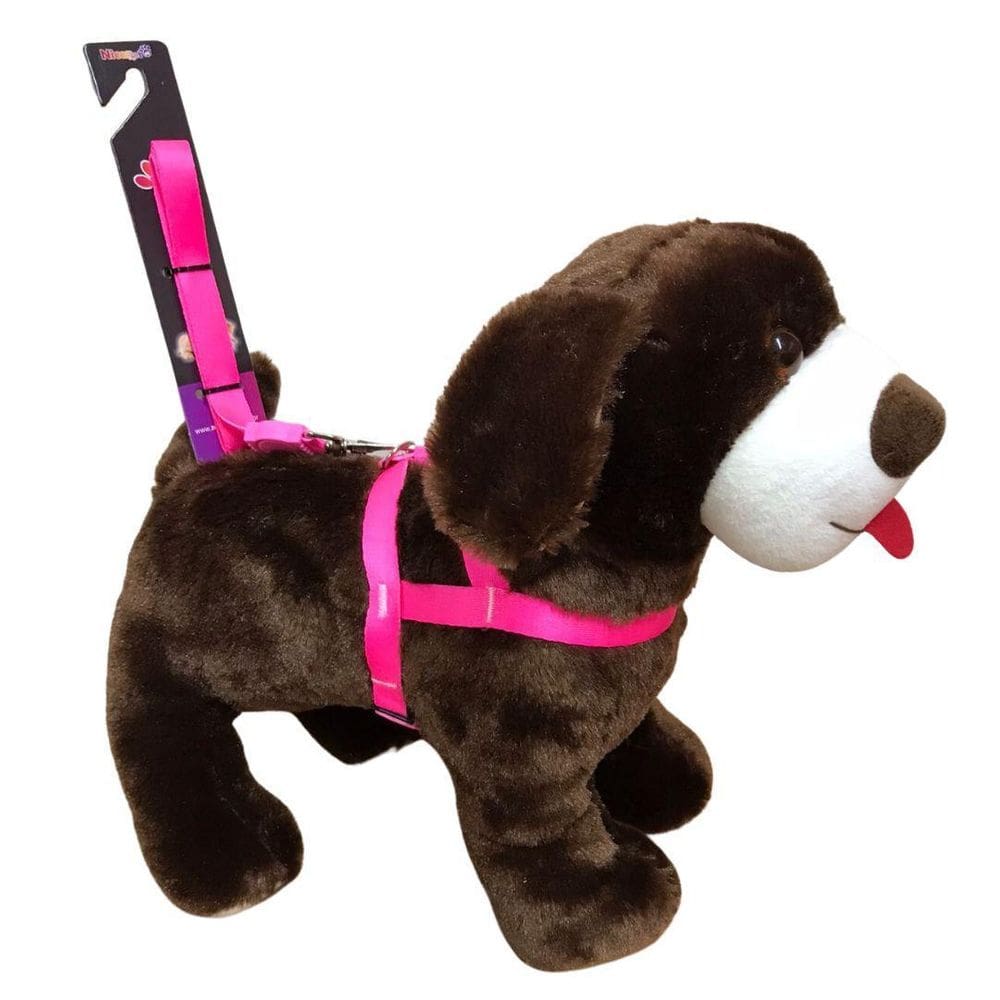 Coleira Peitoral para Cães 15mm Rosa Nº 1 Nicapet