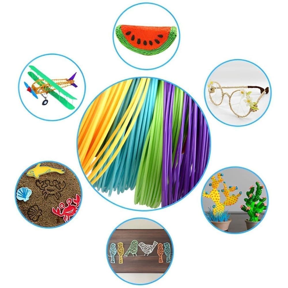Caneta 3D Profissional Com Refil E Cabo Para Desenho