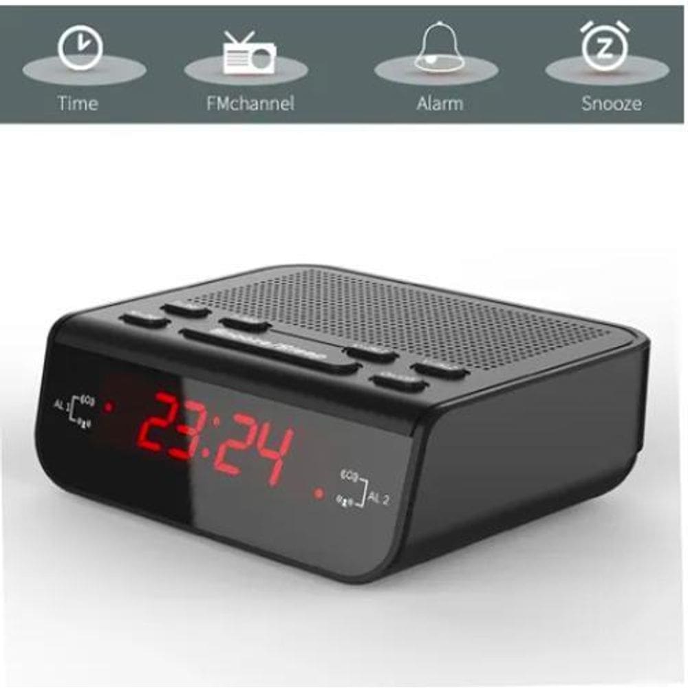 Relogio Digital Lelong 671 Bluetooth Fm Mesa Alta
