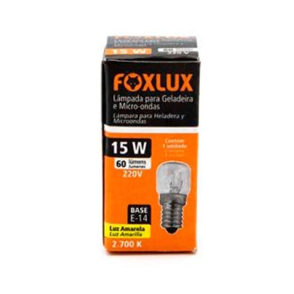 Lampada E-14 Geladeira/Microondas 15W 220V Famastil