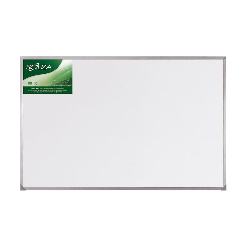 Quadro Branco Standard Moldura De Alumínio Popular 60X40Cm
