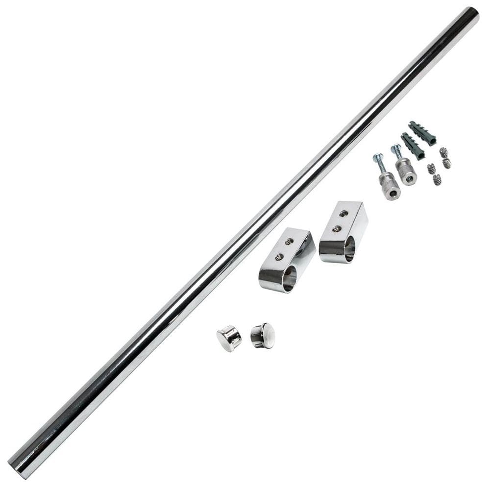 Tubo Barra Cozinha Para Aramados 5/8 X 60cm Cromado 7272
