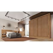 Guarda Roupa Casal 100% MDF 2 Portas 6 Gavetas - Geom Plus - Móveis Novo Horizonte
