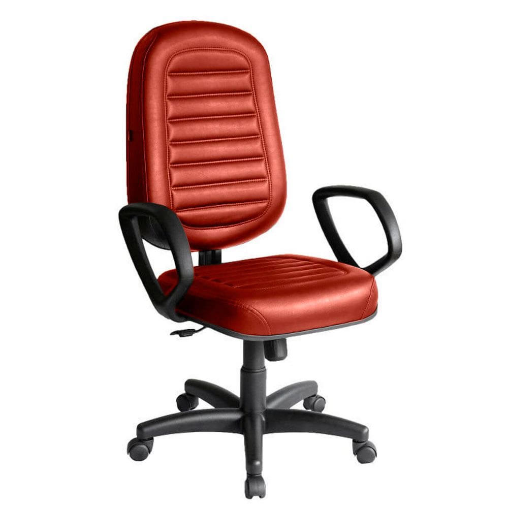 Cadeira Presidente para Escritório Linha Blenda Vermelho
