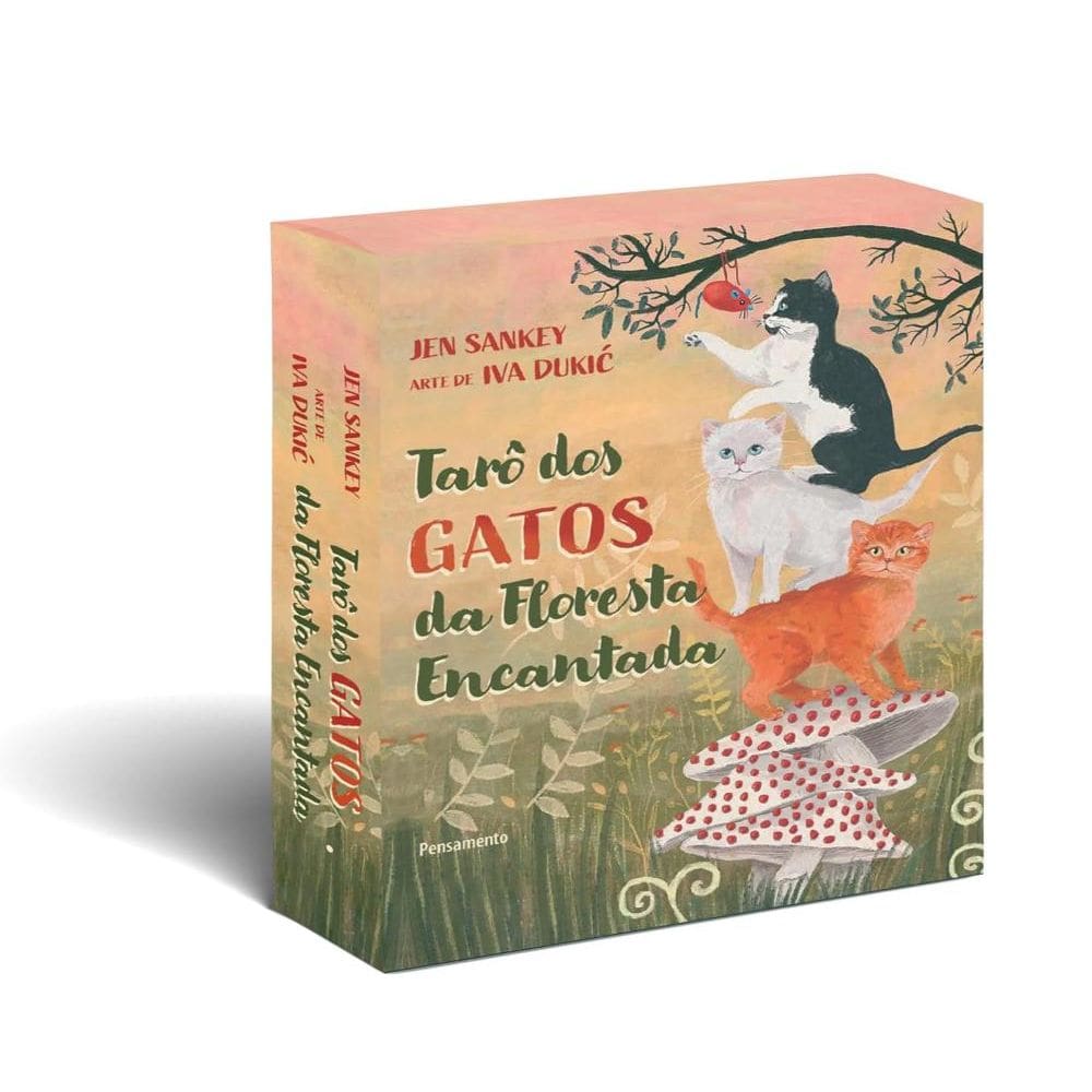 Tarô dos gatos da floresta encantada - caixa com livro + 78 cartas (0704)