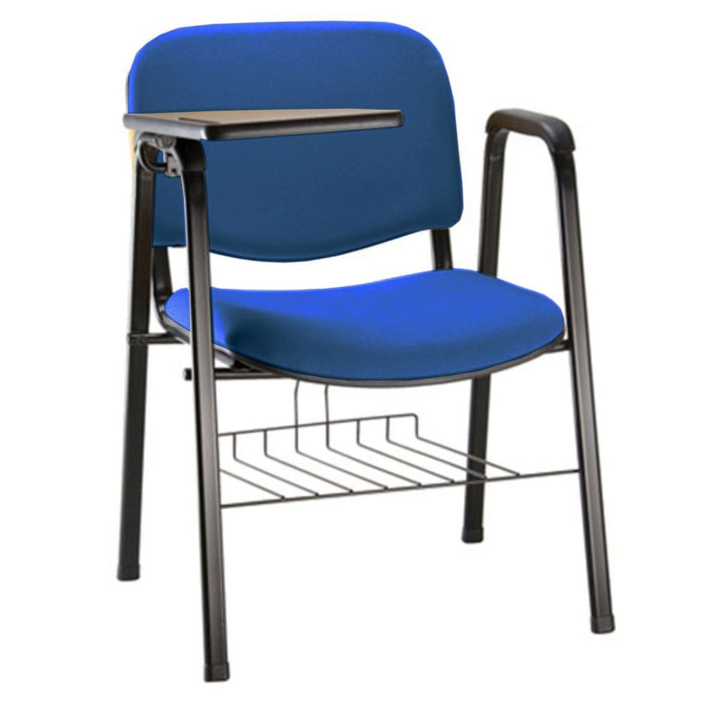 Cadeira Escolar Universitária para Auditórios Linha Hotel Azul