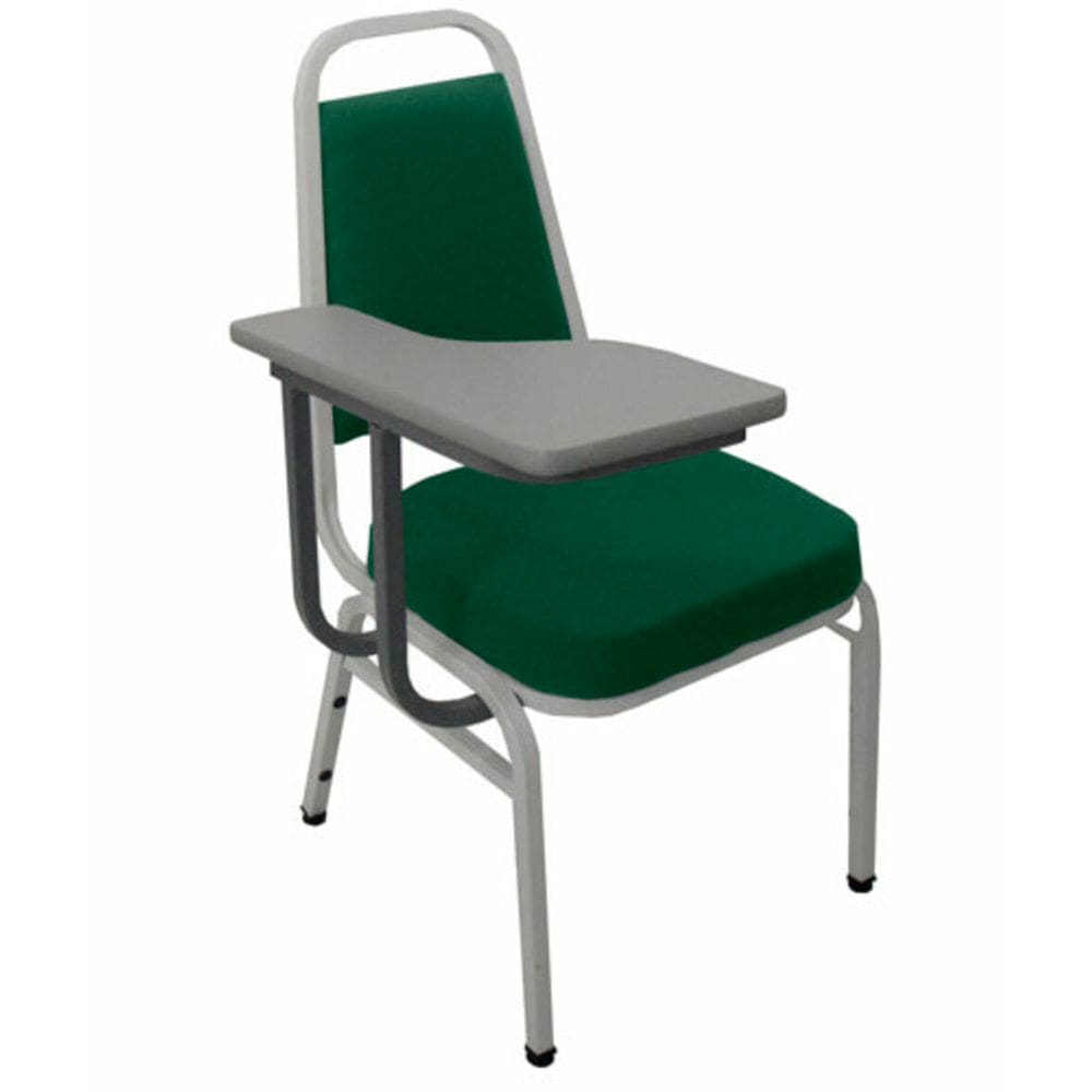 Cadeira Universitária Empilhável Linha Hotel Plus Verde