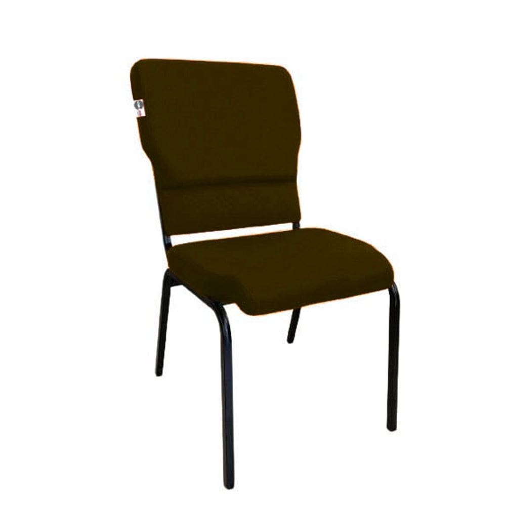 Cadeira Empilhável para Igrejas Evangélicas Linha Church Marrom