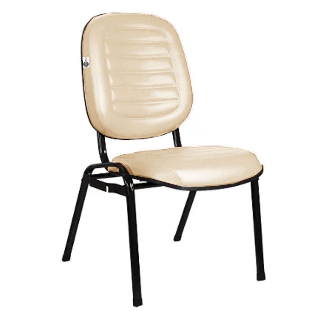 Cadeira Empilhável para Igrejas Evangélicas Linha Holy Bege