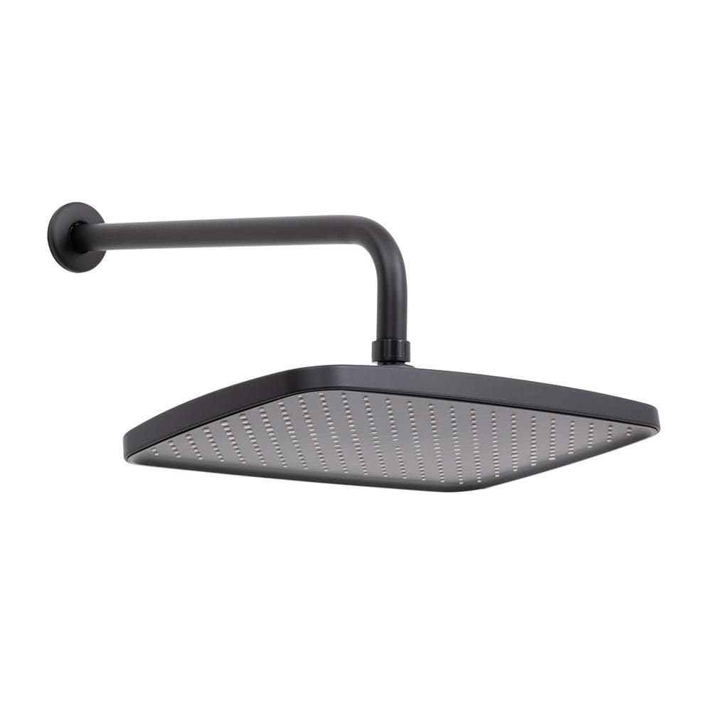 Ducha chuveiro retangular de parede Amapari Pingoo.casa - Preto