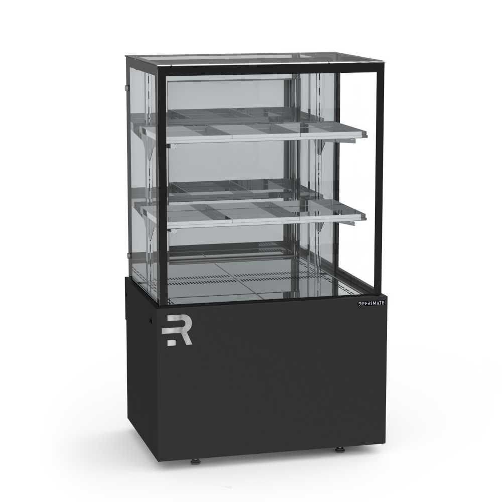 Vitrine Confeitaria Quente 75 cm Vanguard Top Preto CVTQ750 220V - Refrimate