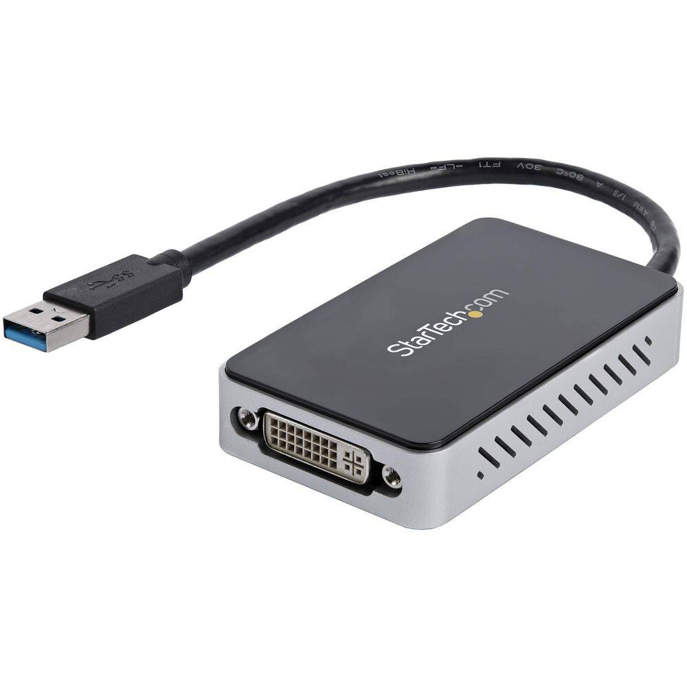 Adaptador USB 3.0 para DVI com hub USB de 1 porta - 1920x1200