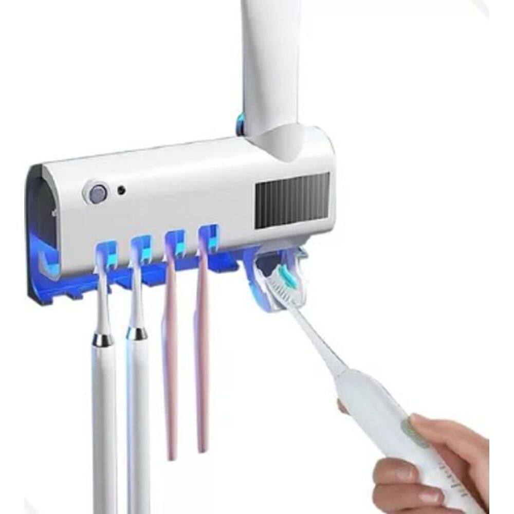 Design Luminoso: Porta Escova Dente Esterilizador Uv