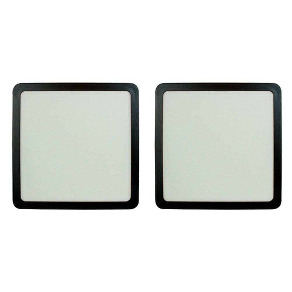 Kit 2 Painel de LED 18 W 6500k Quad Sobrepor Bivolt Foxlux