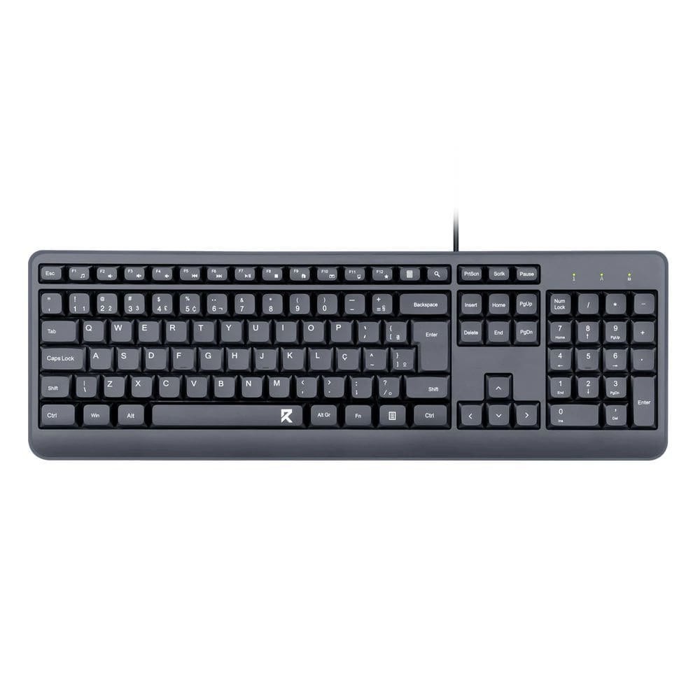 Teclado Redragon R Office BK-7092 Preto Membrana - 6767