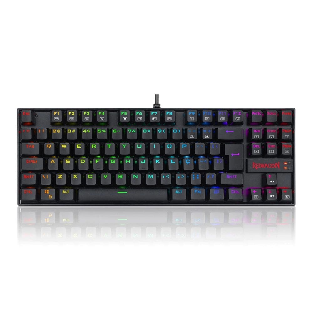 Teclado Mecânico Gamer Redragon Kumara Pro RGB Switch Brown - K552RGB-PRO - 5492