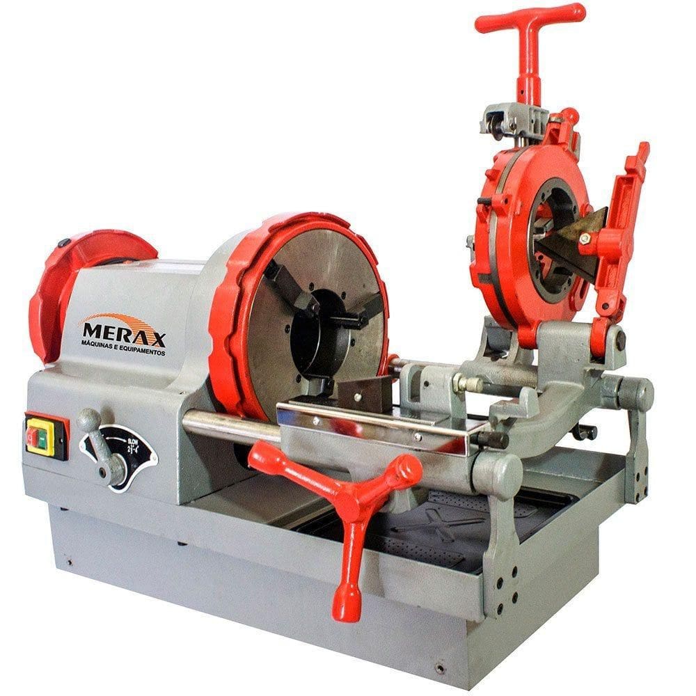 Rosqueadeira de Tubos 1/2 a 4 POL 750W Monofásico Z1T-R4 R41100 MERAX