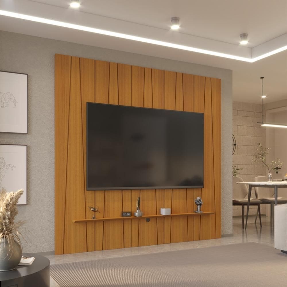 Painel Ripado Horizon para TV Até 75 Polegadas 225cm
