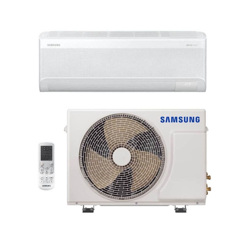 Ar Condicionado Split Inverter Hi Wall Samsung Windfree Powervolt AI 12000 BTUs Frio AR12DYFAVWKNAZ - Bivolt