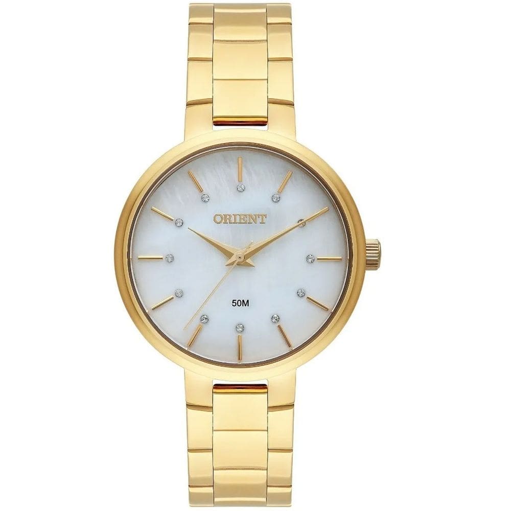 Relógio Orient Feminino Dourado Fgss0171 B1kx
