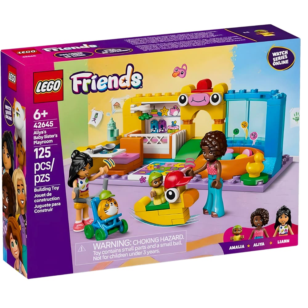 Lego Friends Sala de Jogos da Irmãzinha de Aliya 42645