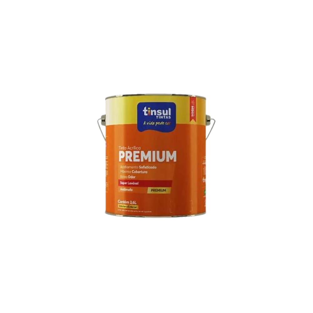 Base A Acrílico Semibrilho Premium 3,2l | Tinsul