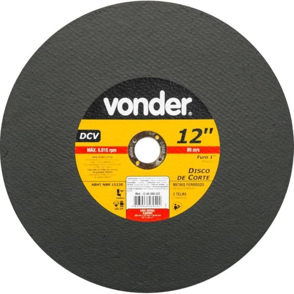 Disco De Corte Vonder Dcv 300Mm X 3,2Mm X 25,4Mm