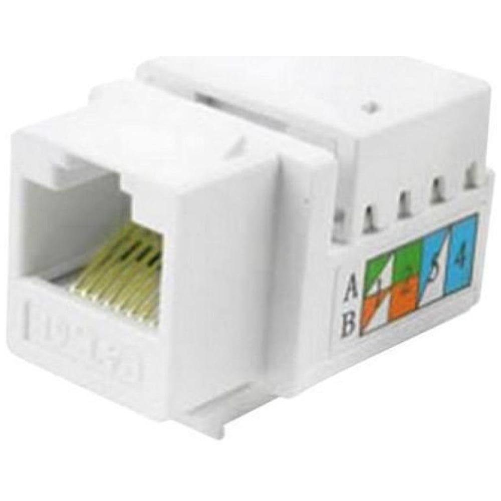 Conector Jack Femea Rj45 Cat6 Keystone 062-9710 - Chipsce