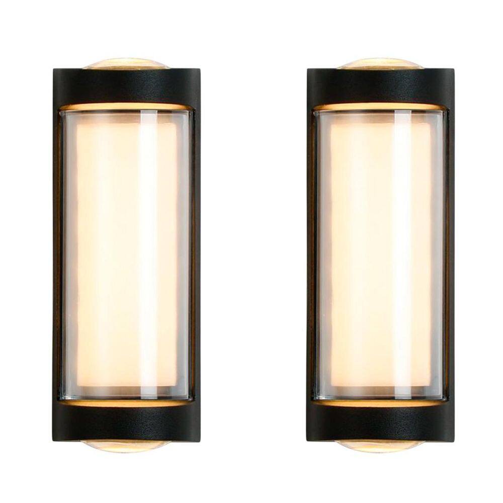 2 Luminária Arandela Led Facho Duplo Alumínio Externa Bet80