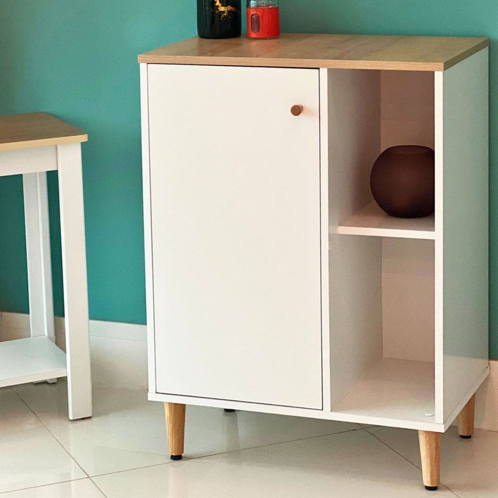 Balcão para Banheiro 1 Porta Easy Clic Branco