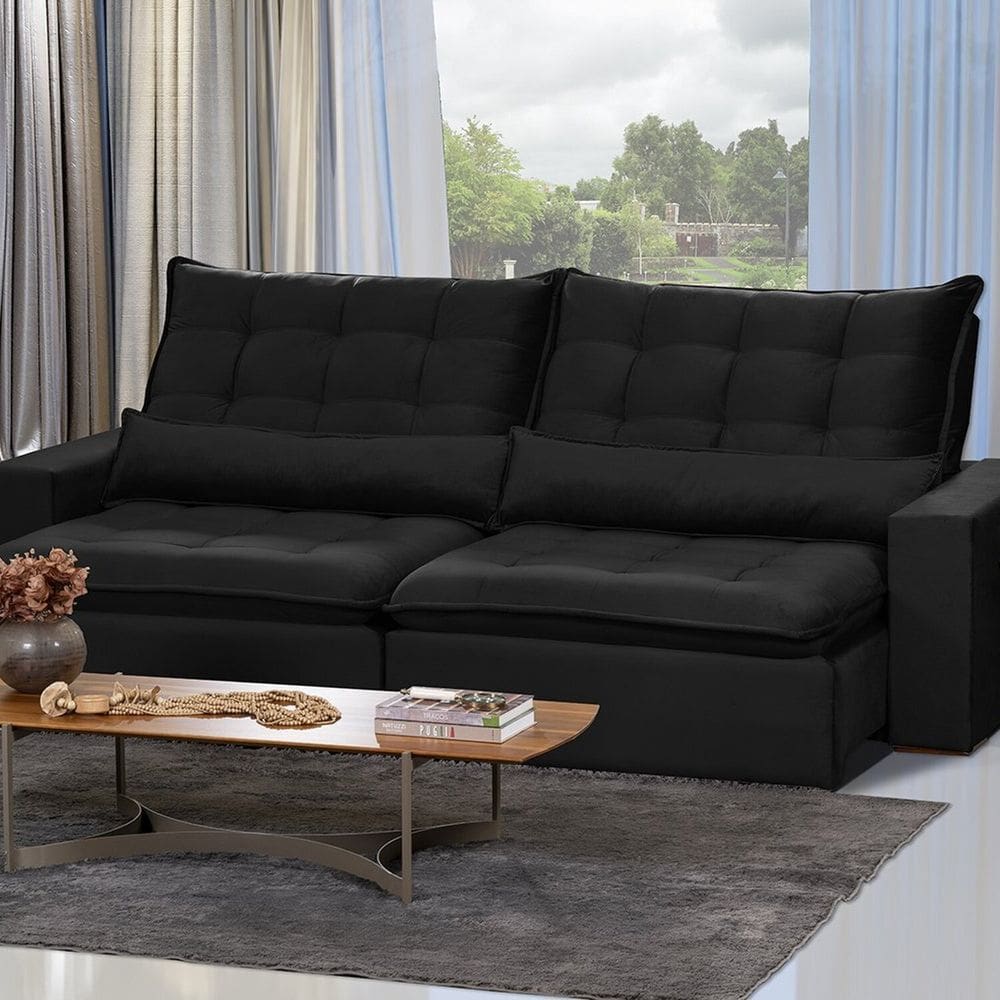 Sofá 4 Lugares Modular Ceará 230cm Retrátil e Reclinável