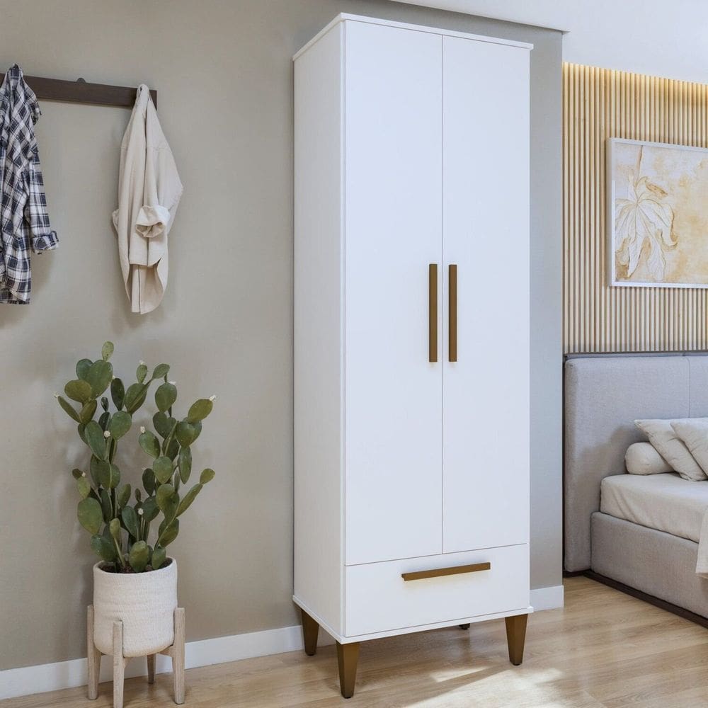 Multiuso 2 Portas 1 Gaveta Mariana Kaiki Móveis Branco