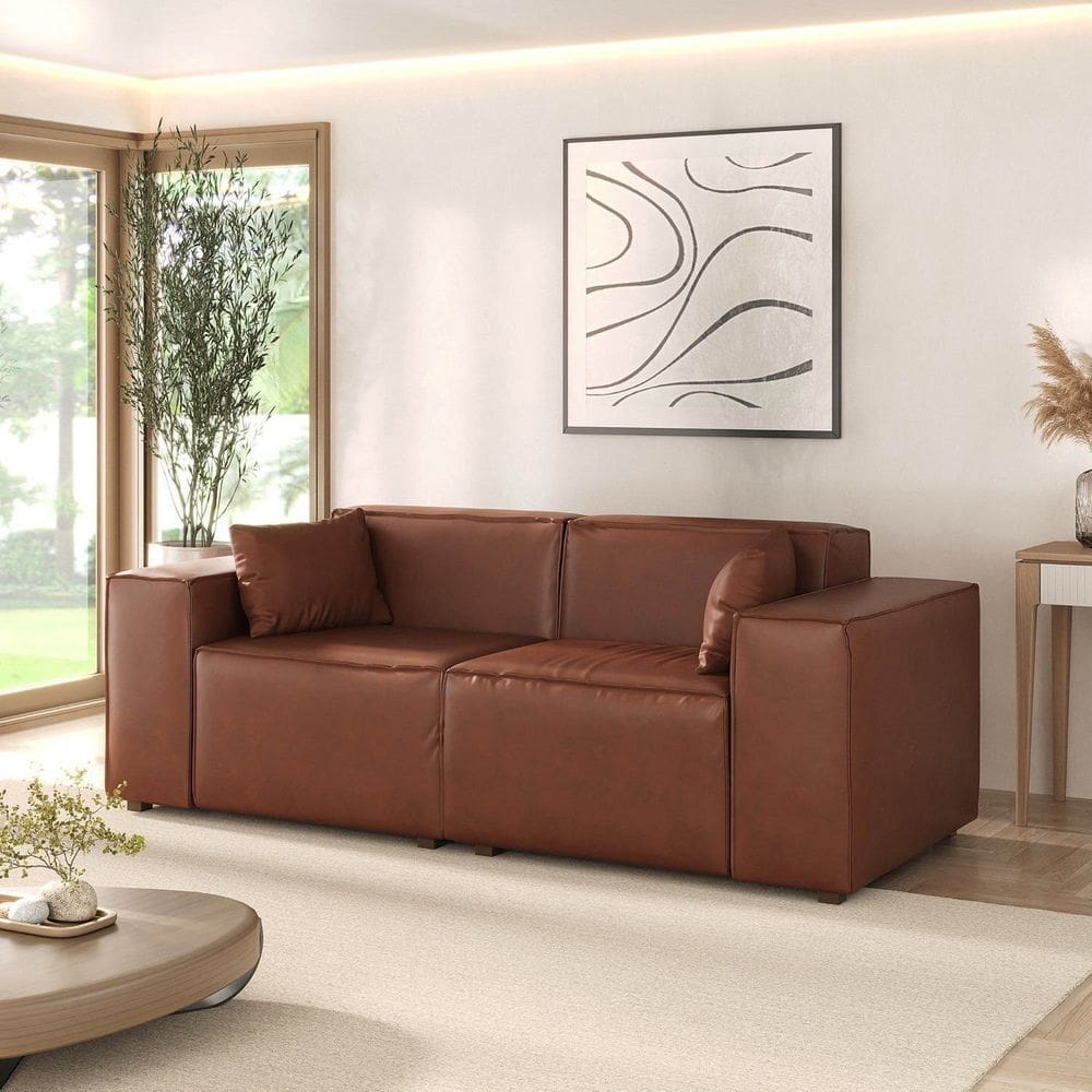 Sofá 2 Lugares 220cm Baobá Cabecasa Madeiramadeira Coffee