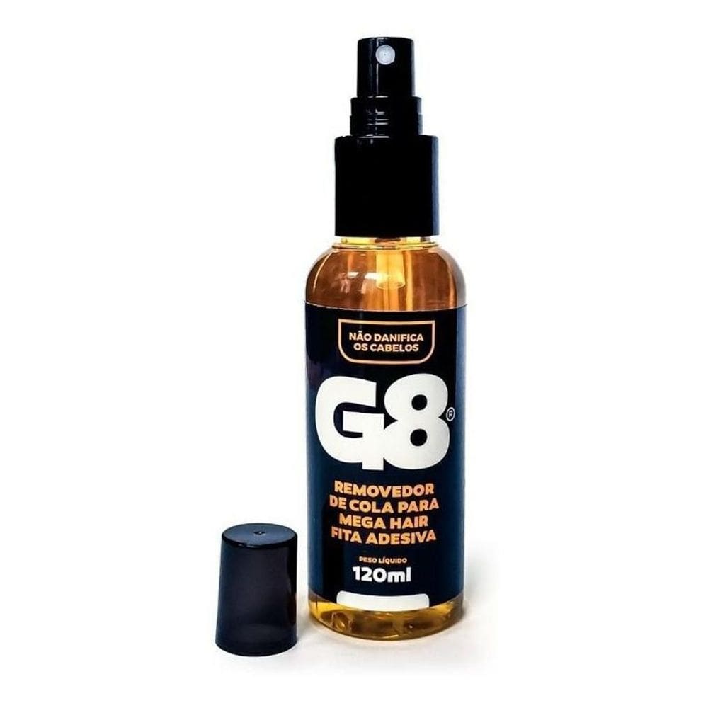 Removedor Megahair Fita Adesiva G8 12 Unidades -120Ml
