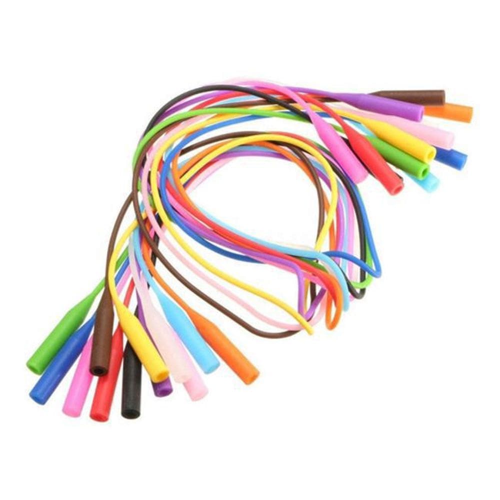 Kit 10 Cordinha Óculos Cordão Moda Corrente Silicone Salva