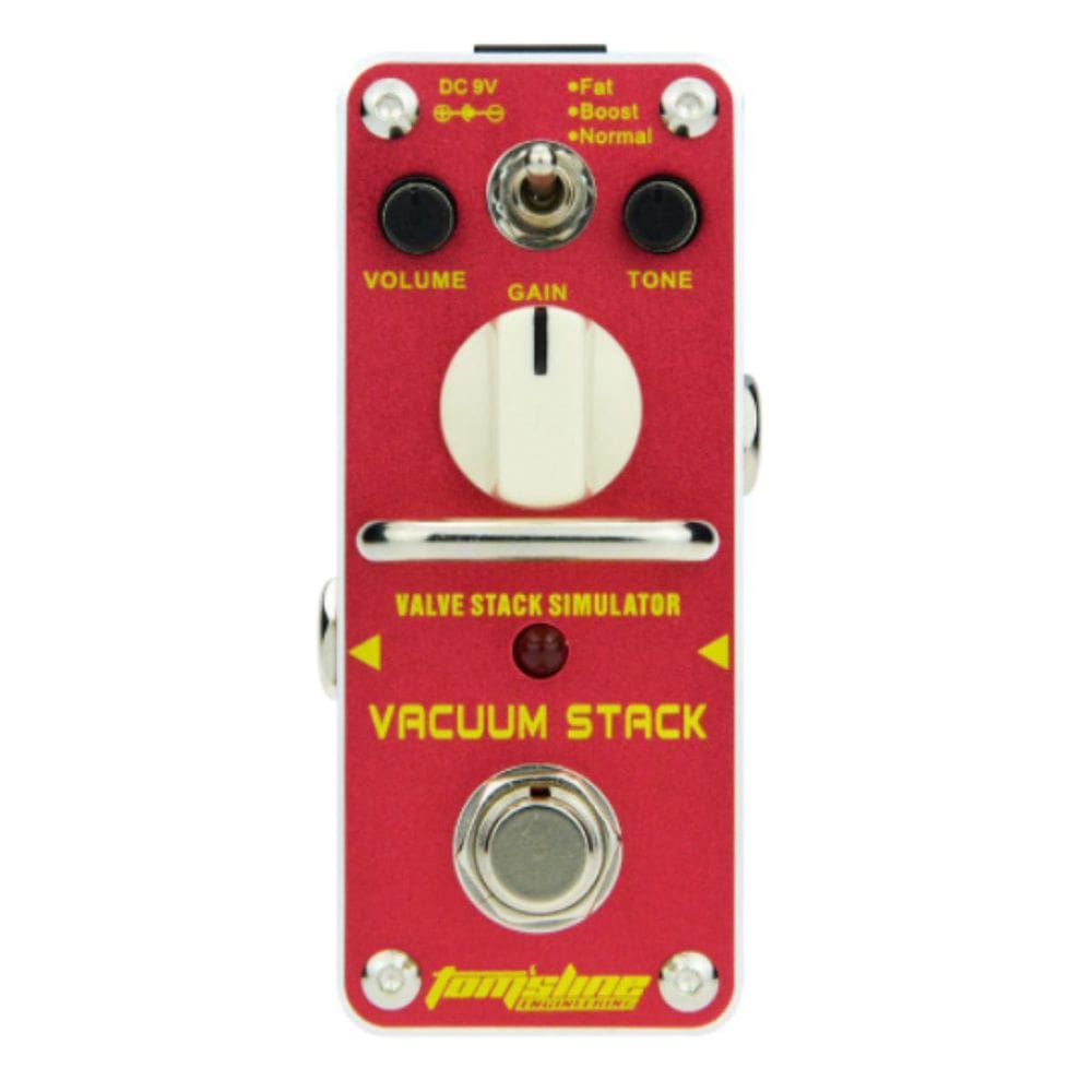 Pedal Guitarra Tom`sLine Distorção Vacuum Stack 3 Modos