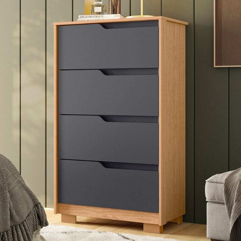 Cômoda 4 Gavetas com Pés Sole Albatroz