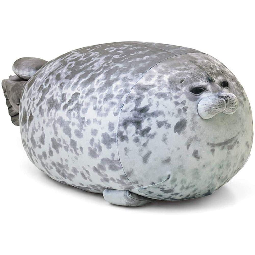 Almofada de pelúcia MerryXD Chubby Blob Seal Toy 60 cm