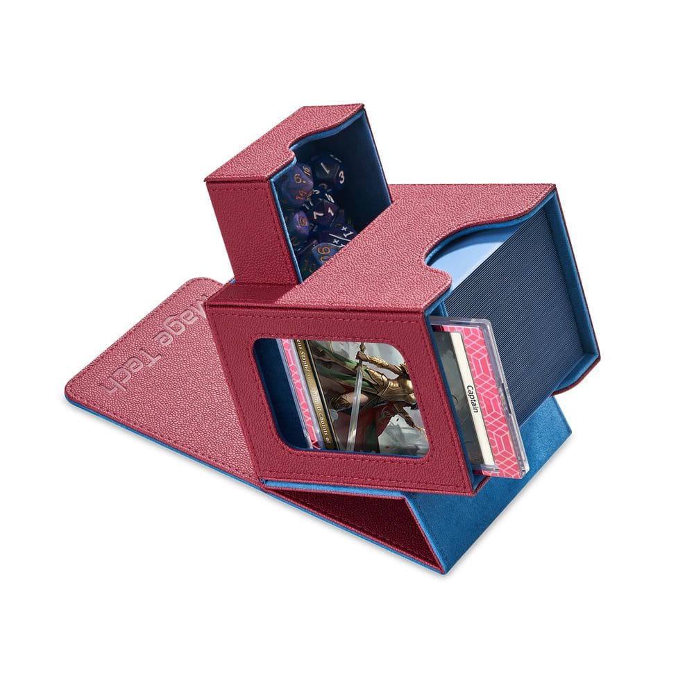 Card Deck Box Mage Tech para MTG Commander com bloco de cartas de 35 pontos