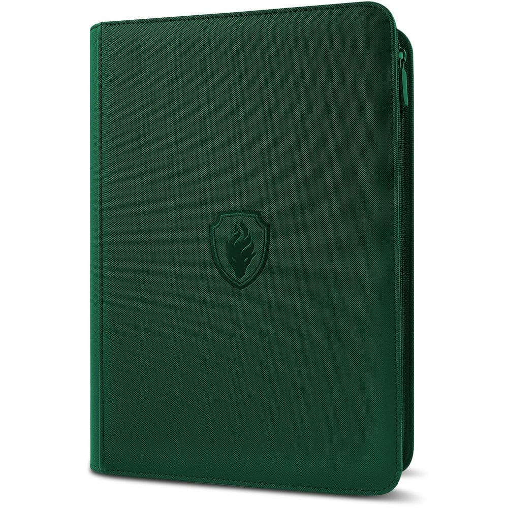 Card Binder Fabmaker 360 Trading Card Holder verde escuro