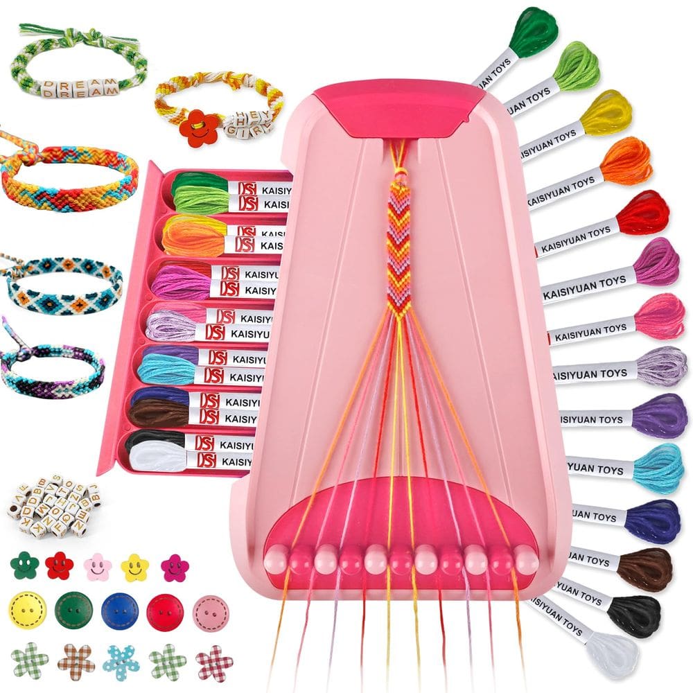 Kit de artes e ofícios: pulseira Friendship para crianças de 8 a 12 anos