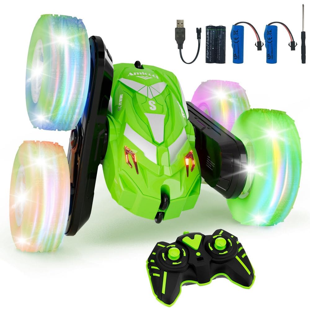 Carro de controle remoto Amicool Stunt Drift 4WD 2,4 Ghz 360° Flip