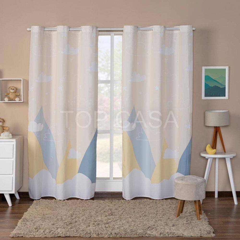 Cortina Quarto Infantil/Criança Unicórnio Baby 3.00X2.20