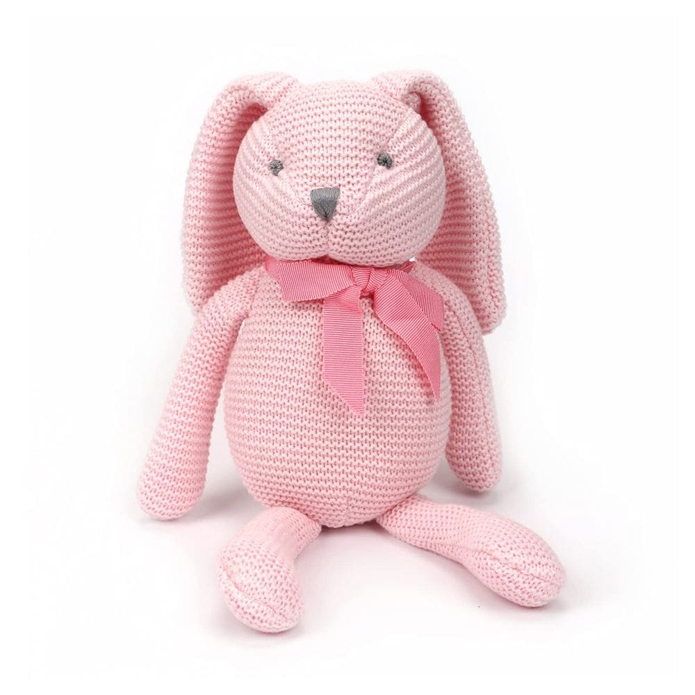 Bicho de pelúcia FLUFFYFUN Pink Bunny Rabbit Algodão orgânico