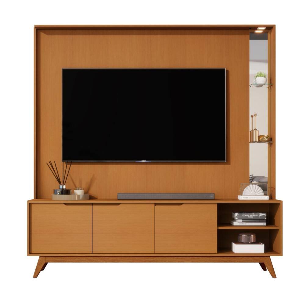 Home para Tv 80" Tucumã 1.8 Nature Com LED JB Bechara
