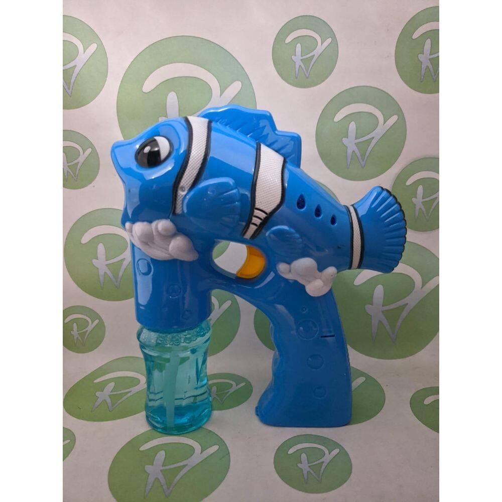 Máquina Bolha Automática E Musical Formato Peixe Palhaço