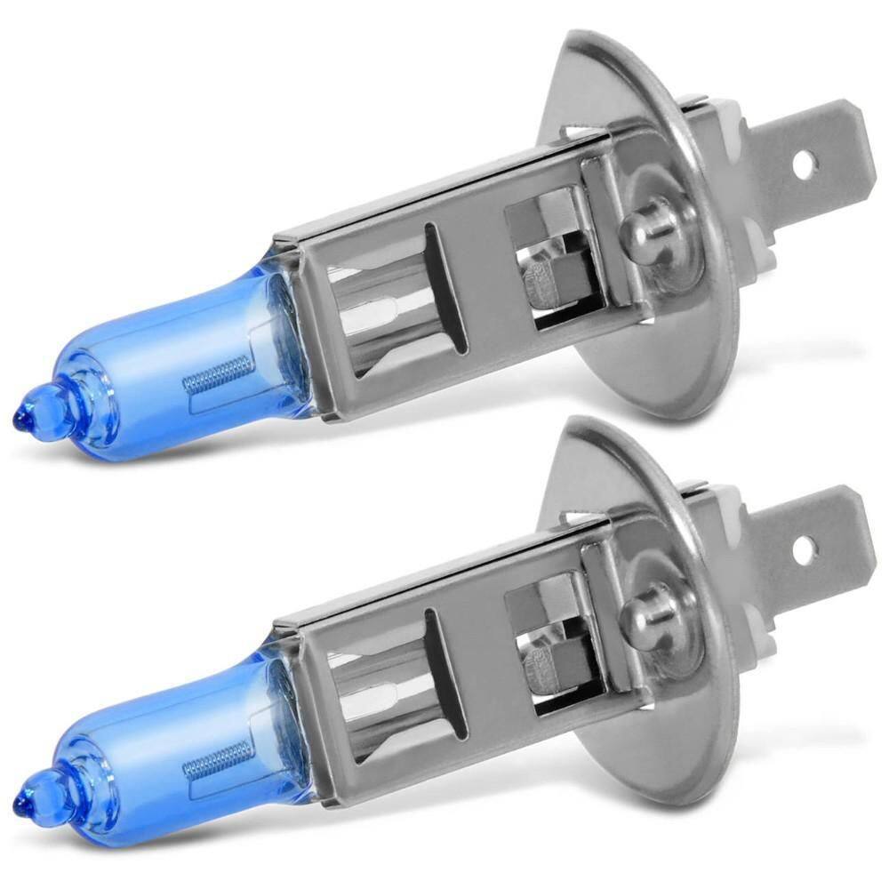 Kit Lâmpada Super Branca Farol Alto Baixo Milha + Pingos I30