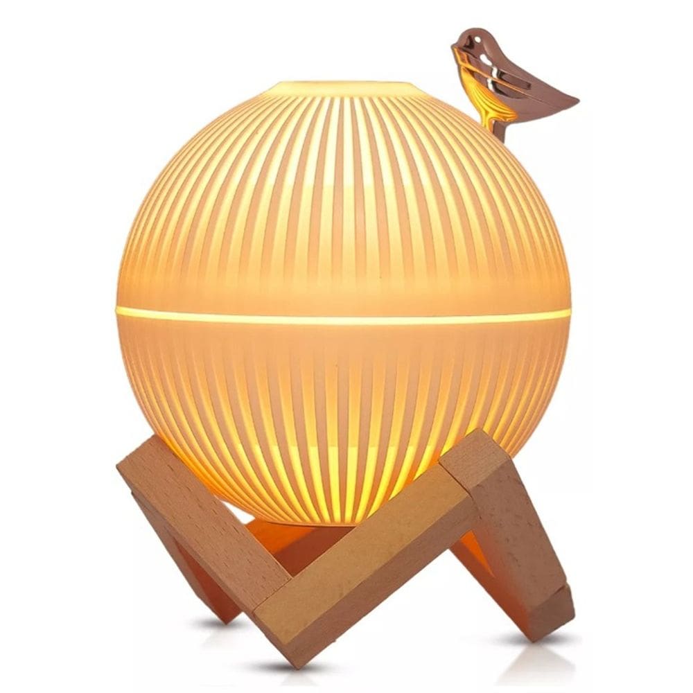 Umidificador Ultrassônico 330ml Purificador Ar Led Portátil