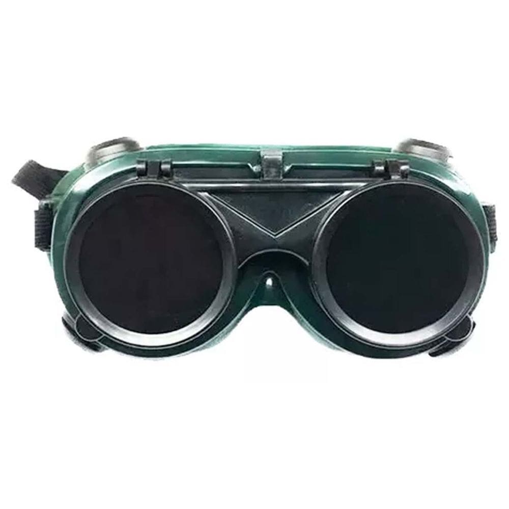 Oculos de Solda Proteçao Epi Mascara Articulavel Dupla Lente Soldador Segurança Resistente